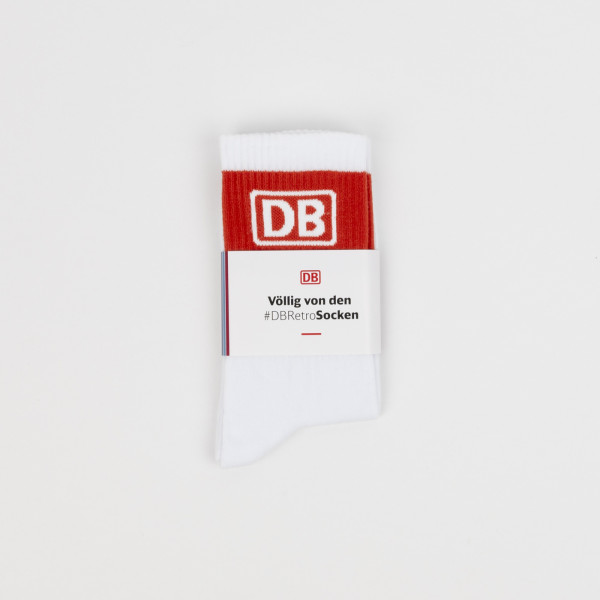 Deutsche Bahn #DBRetroSocken – Lachsorange